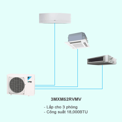 Nhận lắp đặt điều hòa multi Daikin theo yêu cầu